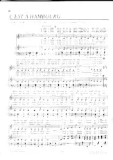download the accordion score C'est à Hambourg (Chant : Edith Piaf) in PDF format