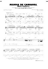 descargar la partitura para acordeón Manha de carnaval (Black Orpheus) en formato PDF