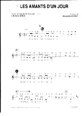 télécharger la partition d'accordéon Les amants d'un jour (Chant : Edith Piaf) (Valse Chantée) au format PDF