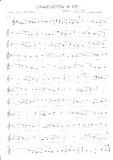 scarica la spartito per fisarmonica Charleston à vie in formato PDF