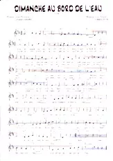 descargar la partitura para acordeón Dimanche au bord de l'eau (Valse) en formato PDF