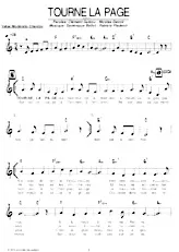 scarica la spartito per fisarmonica Tourne la page (Valse Chantée) in formato PDF