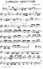 télécharger la partition d'accordéon Capricios Argentinos (Tango) au format PDF