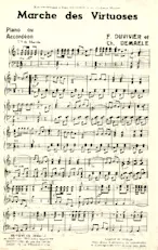 scarica la spartito per fisarmonica Marche des virtuoses in formato PDF
