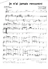 download the accordion score Je n'ai jamais rencontré (Slow) in PDF format