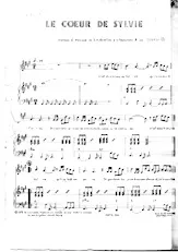 download the accordion score Le cœur de Sylvie in PDF format