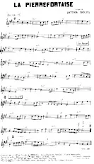 scarica la spartito per fisarmonica La Pierrefortaise (Bourrée) in formato PDF