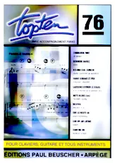 télécharger la partition d'accordéon Top Ten n°76 au format PDF