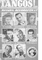 télécharger la partition d'accordéon Tangos Recueil Accordéon n°2 (12 titres) au format PDF