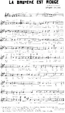 scarica la spartito per fisarmonica La bruyère est rouge (Valse) in formato PDF
