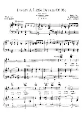 descargar la partitura para acordeón Dream a little dream of me (Chant : Mamas and the Papas) en formato PDF