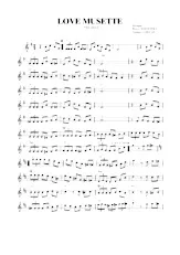 télécharger la partition d'accordéon Love Musette (Valse Musette) au format PDF