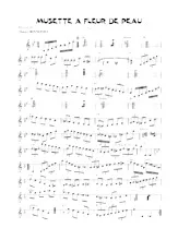 télécharger la partition d'accordéon Musette à fleur de peau (Valse) au format PDF
