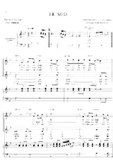 télécharger la partition d'accordéon Le Sud (Harmonisation à 2-3 voix égales + Piano) (Harmonisation : Christian Balandras) au format PDF