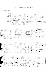 télécharger la partition d'accordéon Village Vosgien  (Harmonisation à 2 voix égales) au format PDF