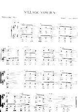 descargar la partitura para acordeón Village Vosgien  (Harmonisation à 2 voix égales) en formato PDF