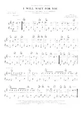 descargar la partitura para acordeón Les parapluies de Cherbourg (I will wait for you) (The umbrellas of Cherbourg) (Arrangement Pietro Diero) en formato PDF