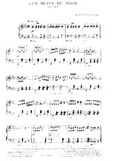 descargar la partitura para acordeón Les nuits du bois (Fox Trot) en formato PDF