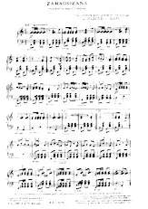télécharger la partition d'accordéon Zaragozana (Arrangement : Harold de Bozi) (Paso Doble) au format PDF