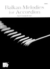 télécharger la partition d'accordéon Recueil Balkan Melodies for Accordion au format PDF