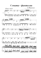 download the accordion score Sonata Fantazja in PDF format