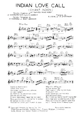 download the accordion score Indian love call (Chant Indien) (De l'opérette : Rose Marie) in PDF format