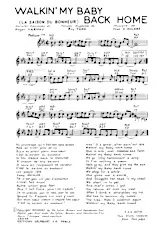 télécharger la partition d'accordéon Walkin' my baby back home (La saison du bonheur) au format PDF