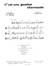 scarica la spartito per fisarmonica C'est une gamine charmante (Fox) in formato PDF
