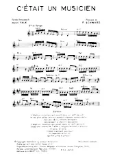 télécharger la partition d'accordéon C'était un musicien (Tango) au format PDF
