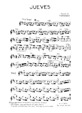scarica la spartito per fisarmonica Jueves (Tango) in formato PDF