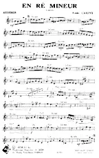 scarica la spartito per fisarmonica En ré mineur (Valse) in formato PDF