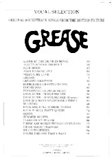télécharger la partition d'accordéon Grease Book (27 Titres) au format PDF