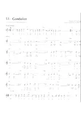 télécharger la partition d'accordéon Gondolier (Chant : Les compagnons de la chanson / Dalida) au format PDF