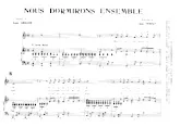 descargar la partitura para acordeón Nous dormirons ensemble    en formato PDF