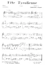 download the accordion score Fête Tyrolienne (Valse) in PDF format