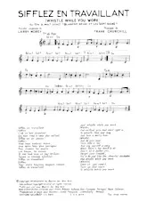 scarica la spartito per fisarmonica Sifflez en travaillant (Whistle while you work) (Du film : Blanche Neige et les sept nains) (Fox) in formato PDF