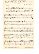 descargar la partitura para acordeón Nostalgie Piémontaise (Valse) en formato PDF