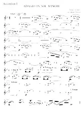 download the accordion score Adagio (En sol mineur) (1er + 2ème + 3ème + 4ème + 5ème Accordéon) in PDF format