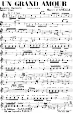 télécharger la partition d'accordéon Un grand Amour (Tango Chanté) au format PDF