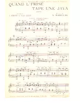 download the accordion score Quand l' frisé tape une java in PDF format