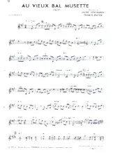 télécharger la partition d'accordéon Au vieux bal musette (Valse) au format PDF