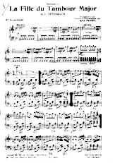 télécharger la partition d'accordéon La Fille du Tambour Major (Arrangement Max Francy) (1er Accordéon) au format PDF
