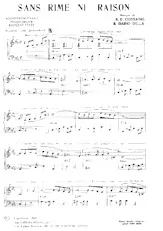 télécharger la partition d'accordéon Sans Rime Ni Raison (Orchestration complète) (Boléro Rock) au format PDF