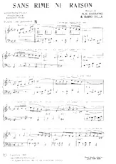 download the accordion score Sans Rime Ni Raison (Orchestration complète) (Boléro Rock) in PDF format