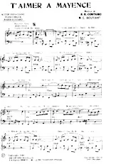download the accordion score T'Aimer à Mayence (Orchestration Complète) (Boléro Rock) in PDF format