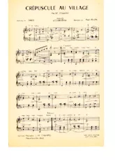 scarica la spartito per fisarmonica Crépuscule au village (Valse Chantée) in formato PDF
