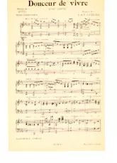scarica la spartito per fisarmonica Douceur de vivre (Slow Chanté) in formato PDF