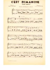 scarica la spartito per fisarmonica C'est dimanche (Valse) in formato PDF