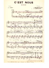 download the accordion score C'est nous (Marche) in PDF format