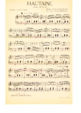 scarica la spartito per fisarmonica Hautaine (Arrangement : Jo Tournet) (Valse Musette) in formato PDF